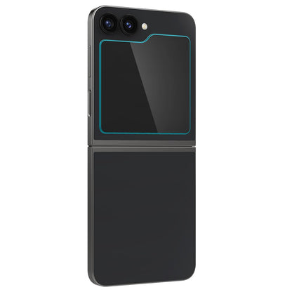 Zaštitna folija za spoljni ekran Spigen GlastR EZ FIT za Samsung Galaxy Z Flip6 F741, Kaljeno staklo, Full Glue, Set od 2 komada AGL07972