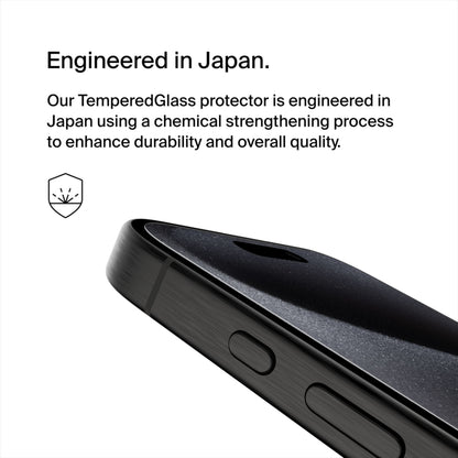 Zaštitna folija za ekran Belkin ScreenForce TemperedGlass za Apple iPhone 15 Pro, Kaljeno staklo, Full Glue OVA137zz
