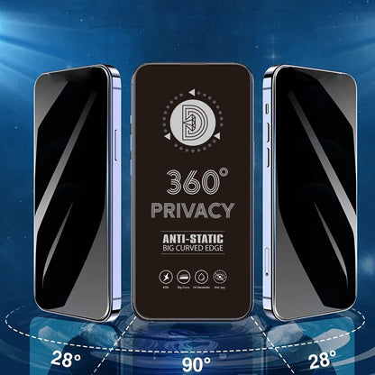 Zaštitna folija za ekran Privacy OEM 360 za Samsung Galaxy A37 5G, Kaljeno staklo, Full Glue