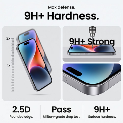 Zaštitna folija za ekran Tech-Protect OneTouch za Apple iPhone 18 Pro / 17 Pro, Kaljeno staklo, Full Glue, Set 2 komada, Providna