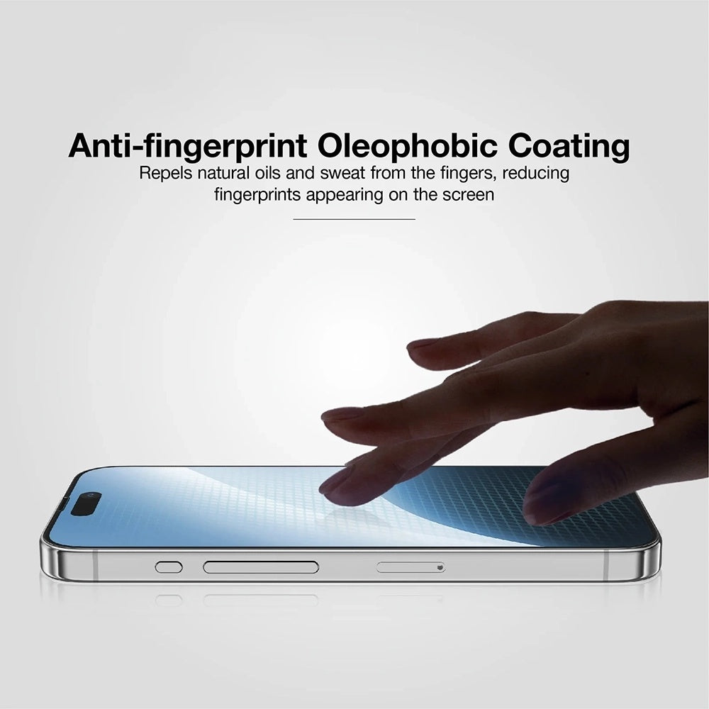 Folija za zaštitu ekrana Anank 10X Reinforced CG za Apple iPhone 17 Air, Kaljeno staklo, Full Glue, 2.5D, Crna