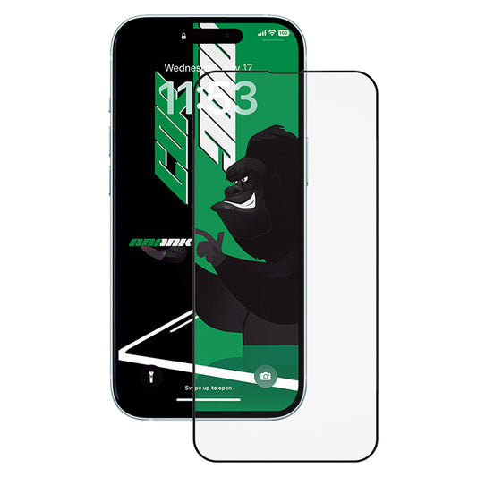 Zaštitna folija za ekran Anank 5X Reinforced CG za Apple iPhone 15 Pro Max, Kaljeno staklo, Full Glue, 2.5D, Crna