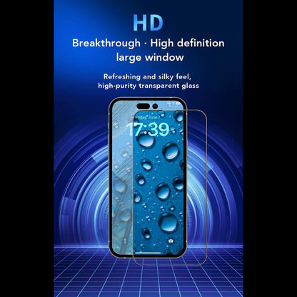 Zaštitna folija za ekran Anank 5X Reinforced CG za Apple iPhone 16, Kaljeno staklo, Full Glue, 2.5D, Crna