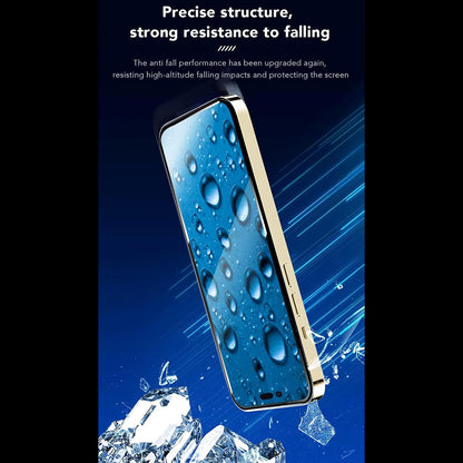 Zaštitna folija za ekran Anank 5X Reinforced CG za Apple iPhone 16, Kaljeno staklo, Full Glue, 2.5D, Crna