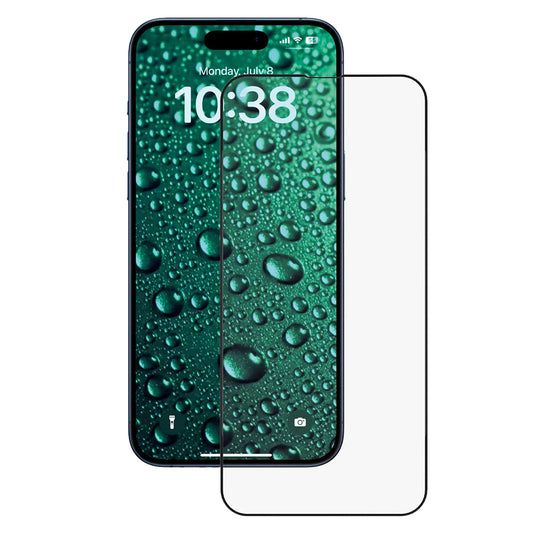 Folija za zaštitu ekrana Anank 5X pojačana nevidljiva za Apple iPhone 17, Kaljeno staklo, Full Glue, 3D, Crna