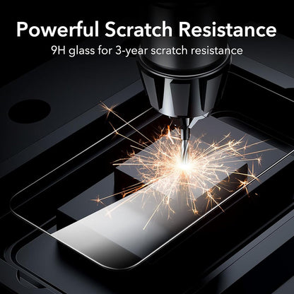 Zaštitna folija za ekran Anank za Apple iPhone 15 Pro, Kaljeno staklo, Full Glue, 3D, Set od 10 komada