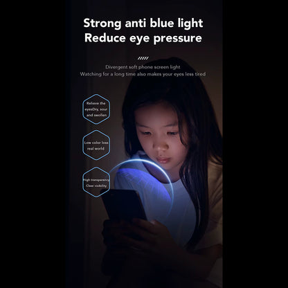 Zaštitna folija Ekran Anti Blue Light Anank 3X Reinforced za Apple iPhone 16 Pro Max, Kaljeno Staklo, Full Glue, 2.5D, Crna