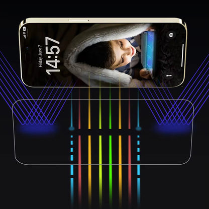 Zaštitna folija za ekran Anti Blue Light Anank za Apple iPhone 14 Pro Max, Kaljeno staklo, Full Glue, 2.5D, Crna