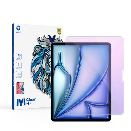 Zaštitna folija Ekran Anti Blue Light Lito Classic za Apple iPad Air 13 (2026) / Pro 13 (2025), Kaljeno staklo, Full Glue, 2.5D