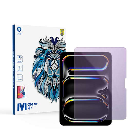 Zaštitna folija Ekran Anti Blue Light Lito Classic za Apple iPad Pro 11 (2024), Kaljeno staklo, Full Glue, 2.5D