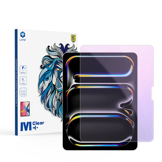 Zaštitna folija Ekran Anti Blue Light Lito Classic za Apple iPad Pro 13 (2024), Kaljeno Staklo, Full Glue, 2.5D