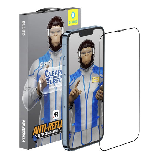 Folija za zaštitu ekrana Blueo Anti-Reflective HD za Apple iPhone 17 Air, Kaljeno staklo, Full Glue, Crna