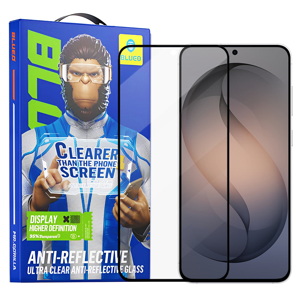 Folija za zaštitu ekrana Blueo Anti-Reflective HD za Samsung Galaxy S26 S942, Kaljeno staklo, Full Glue, Crna