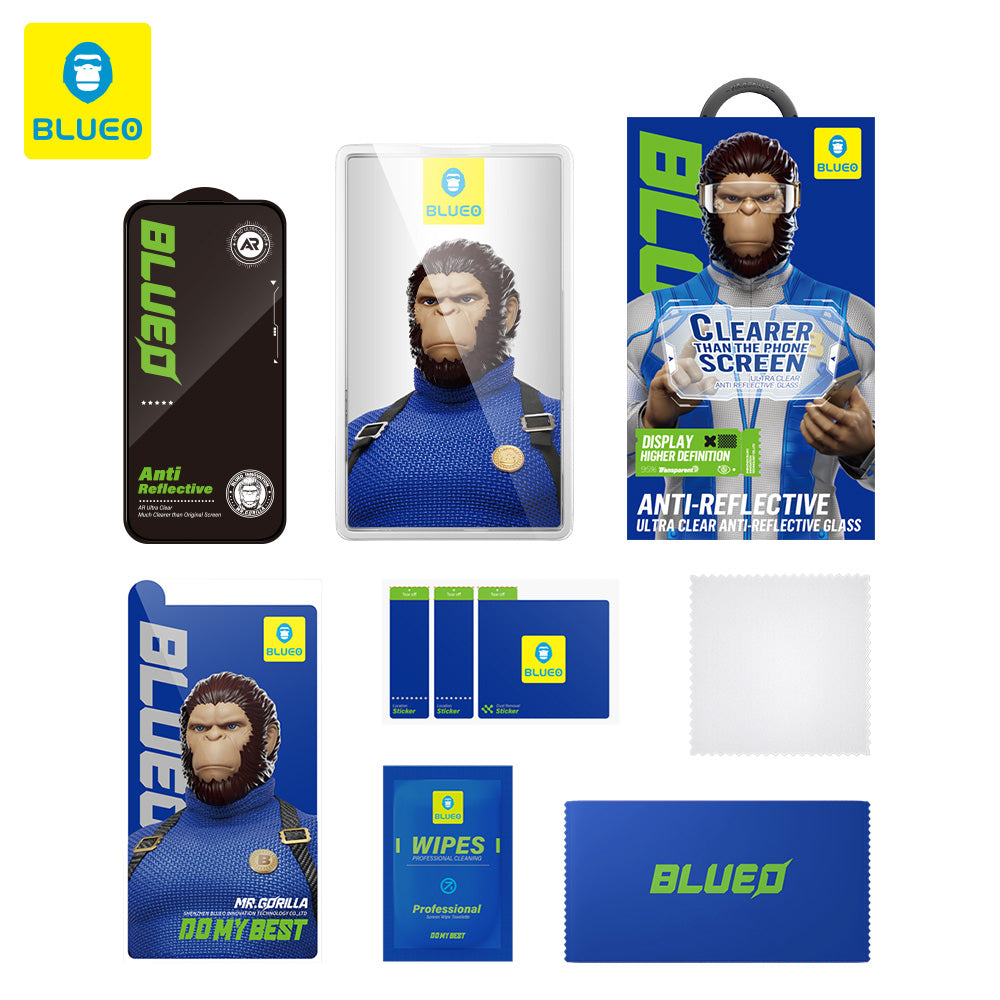 Folija za zaštitu ekrana Blueo Anti-Reflective HD za Samsung Galaxy S26 S942, Kaljeno staklo, Full Glue, Crna