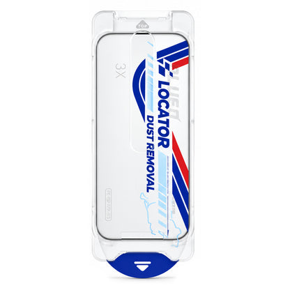 Zaštitno staklo za ekran Blueo Drop Resistant Applicator Pro za Apple iPhone 18 Pro / 17 Pro / 17 / 16 Pro, kaljeno staklo, lepljenje po celoj površini, crno