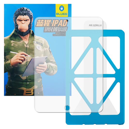 Zaštitna folija za ekran Blueo HD Applicator Pro za Apple iPad 10.2 (2021) / 10.2 (2020) / 10.2 (2019), Kaljeno staklo, Full Glue