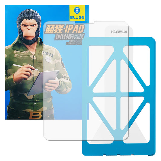 Zaštitna folija Ekran Blueo HD Applicator Pro za Apple iPad mini (2024) / mini (2021), Kaljeno Staklo, Full Glue