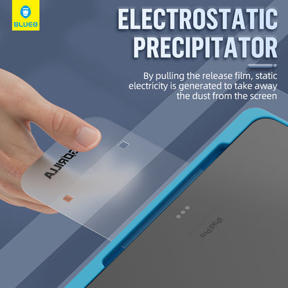 Zaštitna folija za ekran Blueo HD Applicator Pro za Apple iPad Pro 12.9 (2022) / Pro 12.9 (2021) / Pro 12.9 (2020), Kaljeno staklo, Full Glue