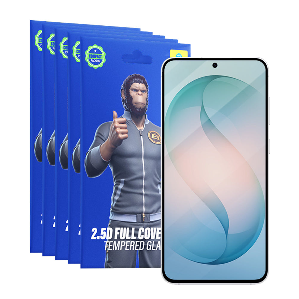 Folija za zaštitu ekrana Blueo HD za Samsung Galaxy S26 Plus S947, Kaljeno staklo, Full Glue, 2.5D, Set od 5 komada, Crna