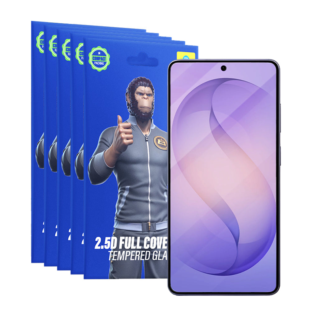 Folija za zaštitu ekrana Blueo HD za Samsung Galaxy S26 Ultra S948, Kaljeno staklo, Full Glue, 2.5D, Set 5 komada, Crna