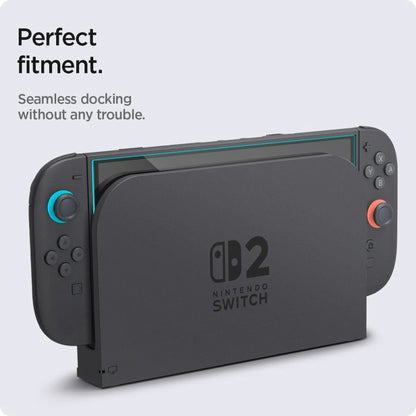 Zaštitna folija za ekran Techsuit SwitchAura aplikator za Nintendo Switch 2, kaljeno staklo, set od 2 komada