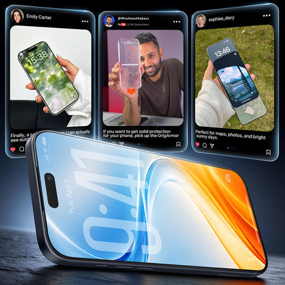 Zaštitna folija za ekran Torras OrigArmor za Apple iPhone 18 Pro / 17 Pro, Kaljeno staklo, Puna lepak