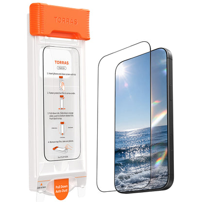 Zaštitna folija za ekran Torras OrigArmor za Apple iPhone 18 Pro / 17 Pro, Kaljeno staklo, Puna lepak