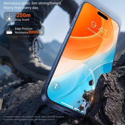 Zaštitna folija za ekran Torras Sunview AR za Apple iPhone 18 Pro Max / 17 Pro Max, Kaljeno staklo, Full Glue
