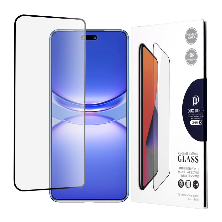 Zaštitna folija za ekran DUX DUCIS za Huawei nova 12 Pro, Kaljeno staklo, Edge Glue, Crna