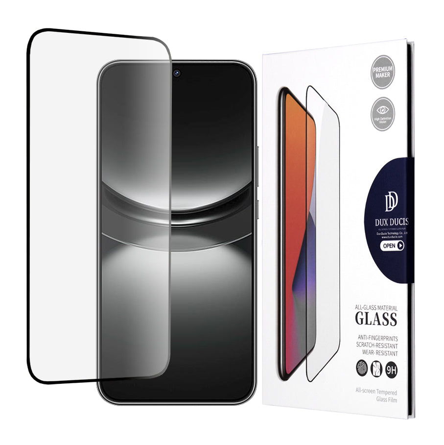 Zaštitna folija za ekran DUX DUCIS za Huawei nova 12, Kaljeno staklo, Edge Glue, Crna