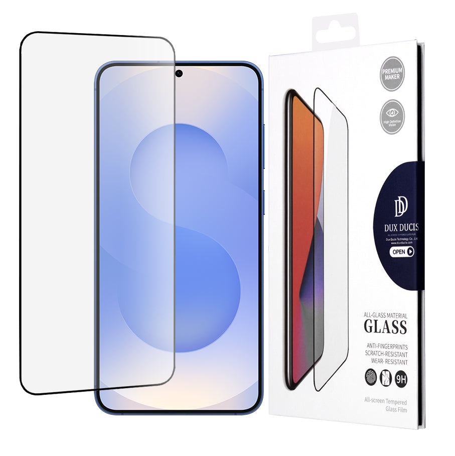 Zaštitna folija za ekran DUX DUCIS za Samsung Galaxy S25 S931, Kaljeno staklo, Edge Glue, Crna