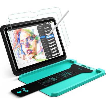 Folija za zaštitu ekrana ESR Armorite Paper Feel UltraFit za Apple iPad (2025) / (2022), Kaljeno staklo, Full Glue, Set 2 komada