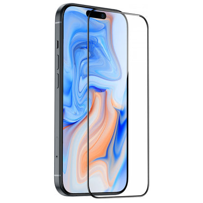 Folija za zaštitu ekrana ESR Armorite za Apple iPhone 15 Plus, Kaljeno staklo, Full Glue, Crna