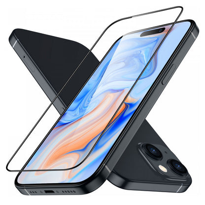 Folija za zaštitu ekrana ESR Armorite za Apple iPhone 15 Plus, Kaljeno staklo, Full Glue, Crna