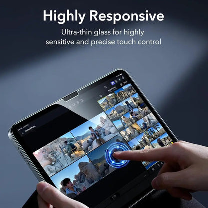 Folija za zaštitu ekrana ESR Armorite UltraFit za Apple iPad (2025) / (2022), Kaljeno staklo, Full Glue, Set 2 komada