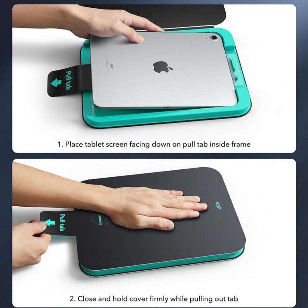 Zaštitna folija za ekran ESR Armorite UltraFit za Apple iPad Air 11 (2026) / Air 11 (2025), Kaljeno staklo, Full Glue, Set 2 komada