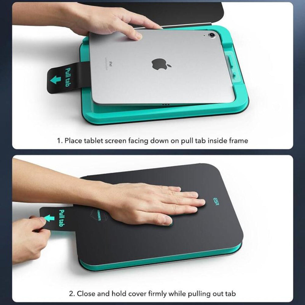 Zaštitna folija za ekran ESR Armorite UltraFit za Apple iPad Air 13 (2026) / Pro 13 (2025), Kaljeno staklo, Full Glue, Set 2 komada
