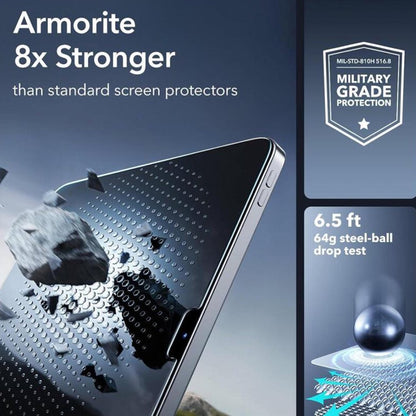 Zaštitna folija za ekran ESR Armorite UltraFit za Apple iPad Air 13 (2026) / Pro 13 (2025), Kaljeno staklo, Full Glue, Set 2 komada