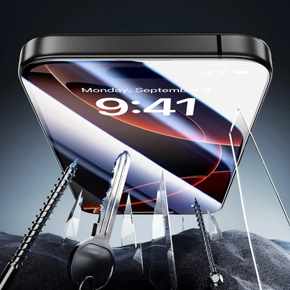Folija za zaštitu ekrana ESR Armorite UltraFit za Apple iPhone 17 Pro Max, Kaljeno staklo, Full Glue, Set od 3 komada