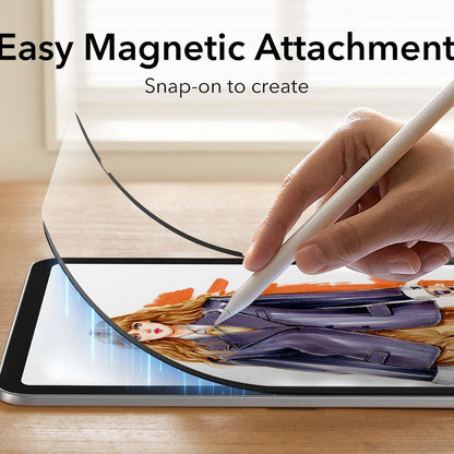 Folija za zaštitu ekrana ESR Paper Feel Magnetic za Apple iPad (2025) / (2022), Plastika