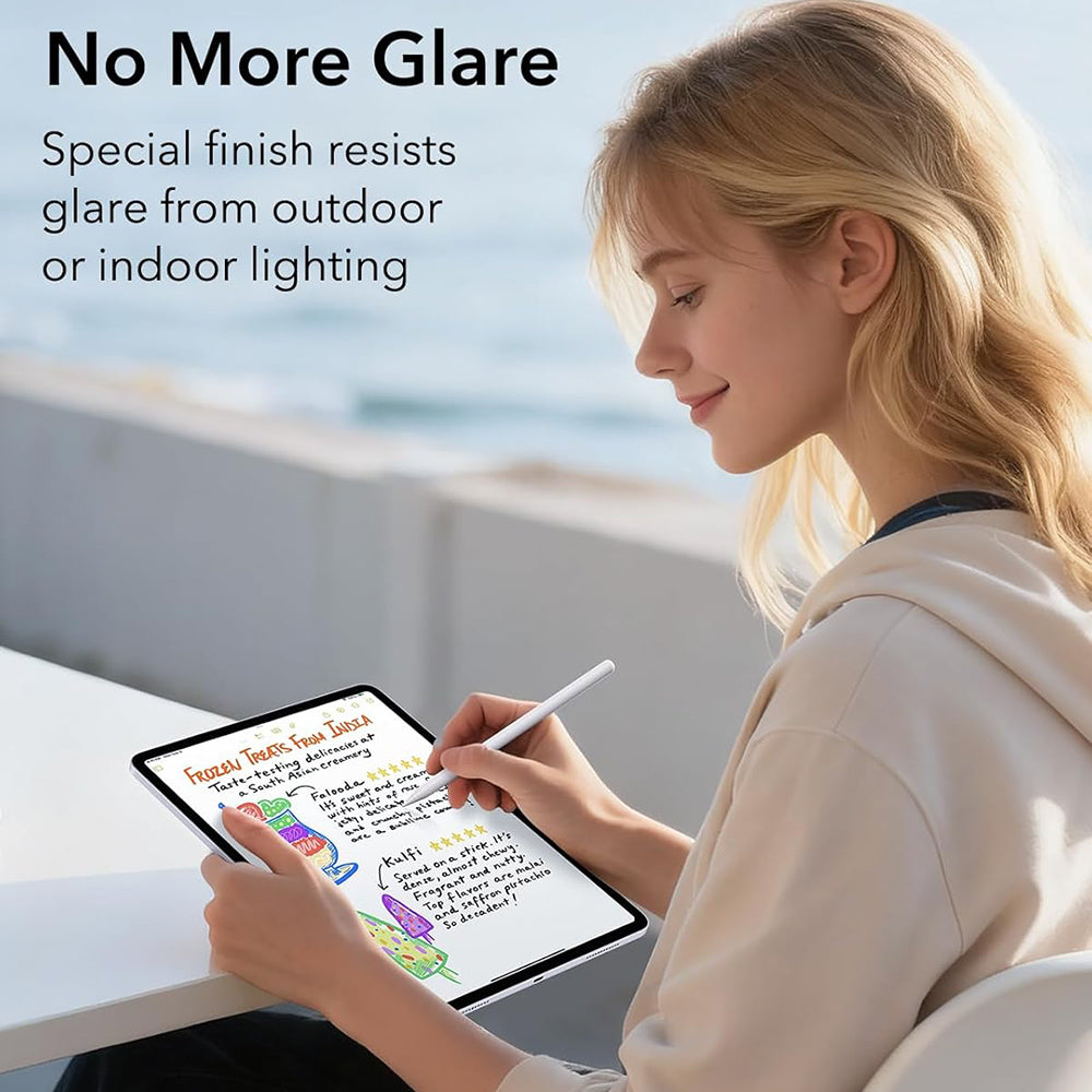 Zaštitna folija za ekran ESR Paper Feel UltraFit za Apple iPad (2025) / (2022), Plastika, Set od 2 komada