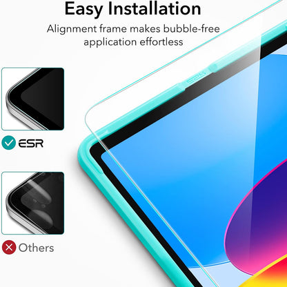Folija za zaštitu ekrana ESR za Apple iPad (2025) / (2022), Kaljeno staklo, Full Glue, Set 2 komada