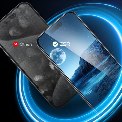 Folija za zaštitu ekrana ESR za Apple iPhone 16 Plus, Kaljeno staklo, Full Glue