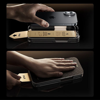 Folija za zaštitu ekrana ESR UltraFit Armorite Pro za Apple iPhone 17 Pro, Kaljeno staklo, Full Glue, Crna