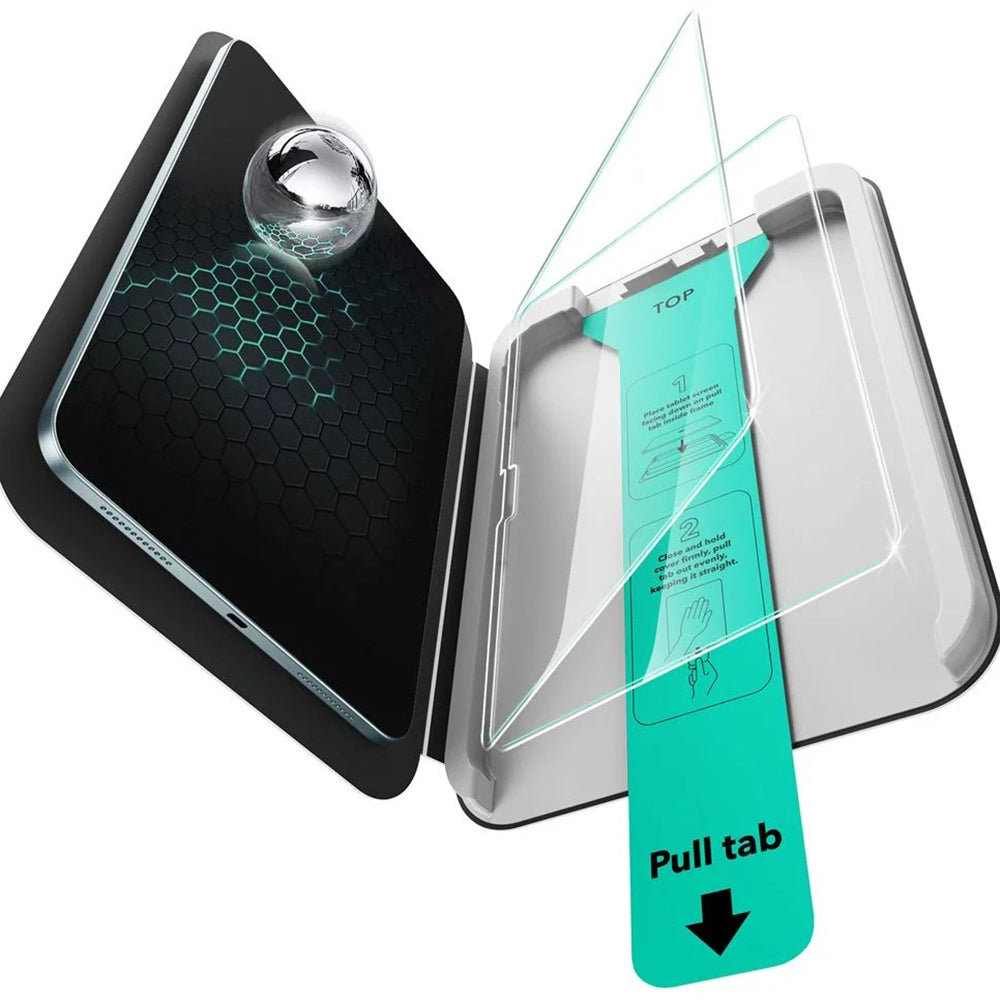 Zaštitna folija za ekran ESR UltraFit za Apple iPad Air 11 (2026) / Air 11 (2025), Kaljeno staklo, Full Glue, Set od 2 komada