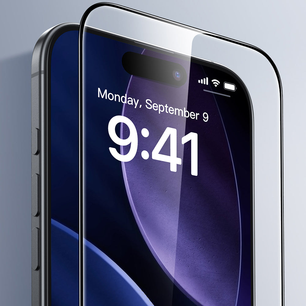 Folija za zaštitu ekrana ESR UltraFit za Apple iPhone 17 Pro Max, Kaljeno staklo, Full Glue, Crna