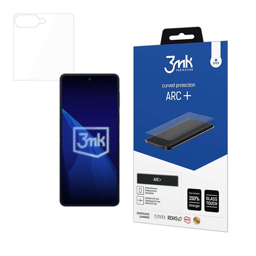 Zaštitna folija za spoljašnji ekran 3MK ARC+ za Samsung Galaxy Z Flip8 F776, Plastika