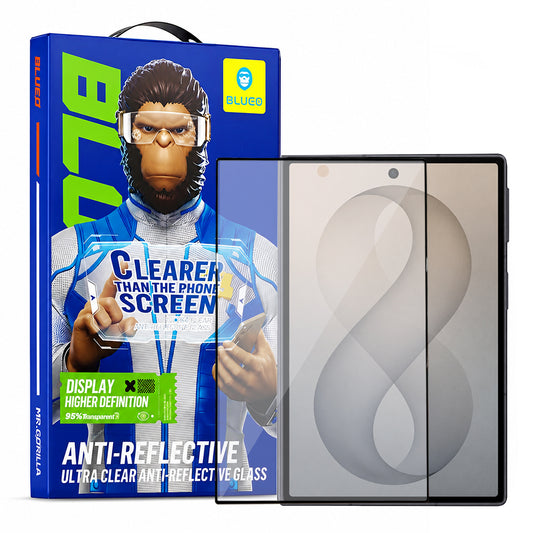 Zaštitna folija za spoljašnji ekran Blueo Anti-Reflective HD za Samsung Galaxy Z Fold8 F971, Kaljeno staklo, Full Glue, Crna