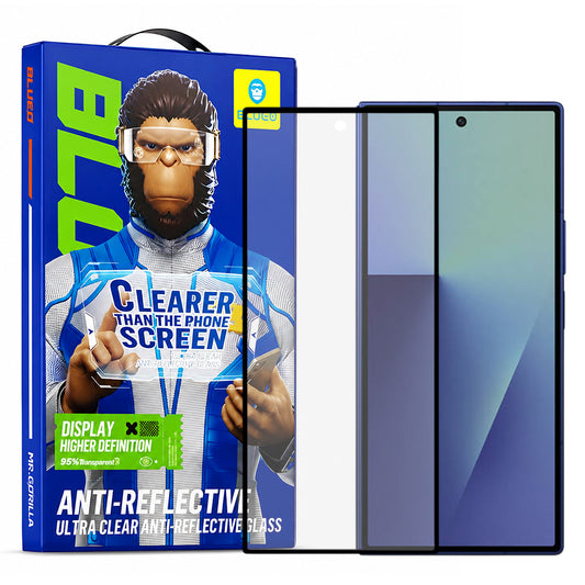 Zaštitna folija za spoljašnji ekran Blueo Anti-Reflective HD za Samsung Galaxy Z Fold8 Ultra F976, Kaljeno staklo, Full Glue, Crna