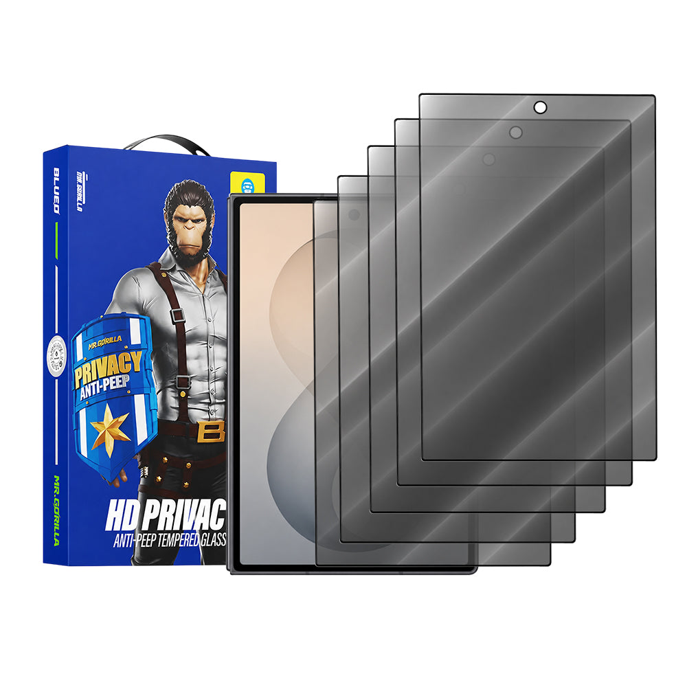 Zaštitna folija za spoljašnji ekran Privacy Blueo Anti-Peep za Samsung Galaxy Z Fold8 F976, Kaljeno staklo, Full Glue, Set od 5 komada